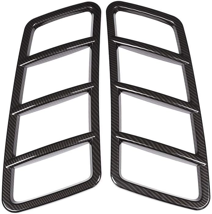 for Mercedes-Benz ML GL GLE GLS 2013-2019 ABS Chrome Engine Roof Hood Sticker Trim (Carbon Black)