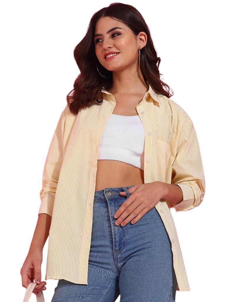 funday fashion Women's Printed Full Sleeves Rayon Blend| Stylish Collared Shirt for Women | Oversized Shirt for Woman-picture-28