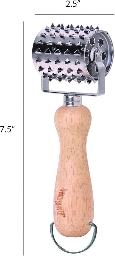 Ablandador de Carne Rodillo Jim Beam Acero Inoxidable Plateado miniatura 3
