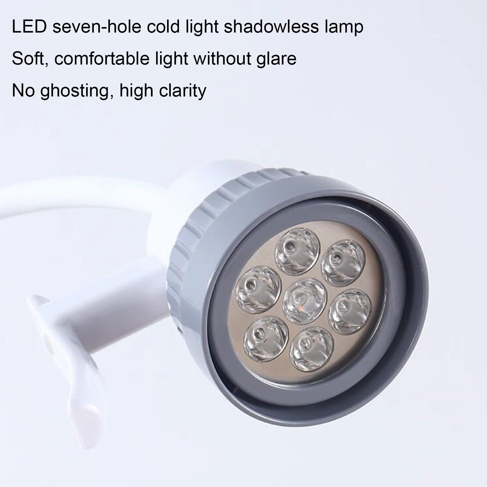 Lampada for Visita Chirurgica A LED, Lampada for Visita Medica con Supporto Da Pavimento Mobile, Collo D'oca Flessibile, for Pazienti Ambulatoriali