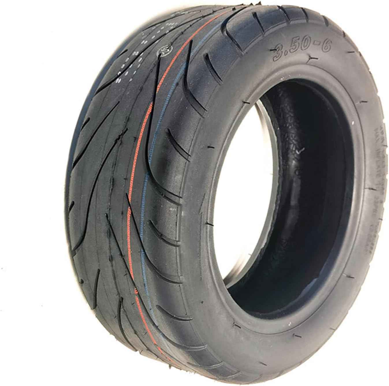 Electric Scooter Tire, 3.50-6 High Abrasion Resistant Thick Non-Slip Vacuum Tire Rubber Outer Tire, 10" Scooter Tire Replacement Accessories,1pcs