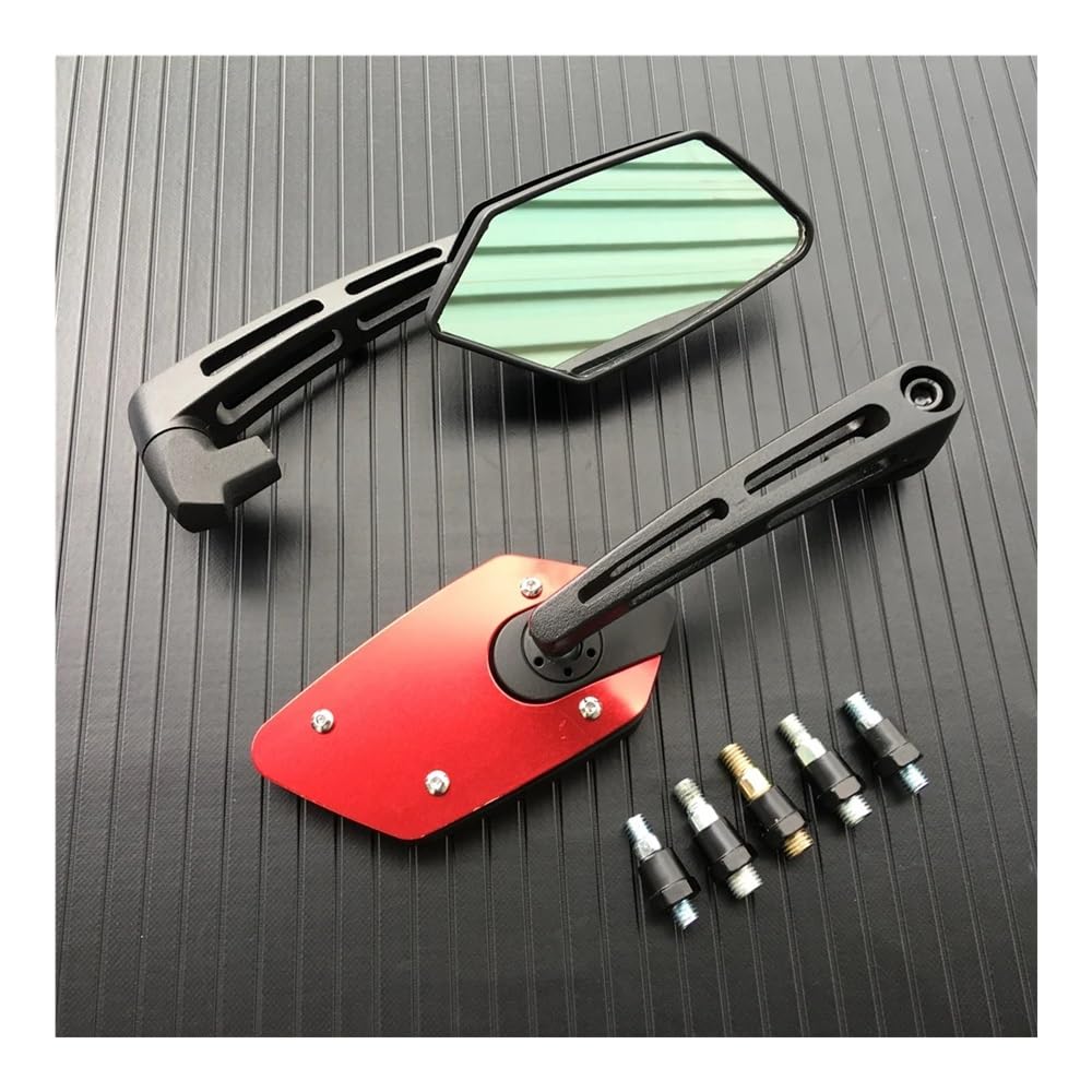 Espejo retrovisor universal de 8mm y 10mm para moto custom 8