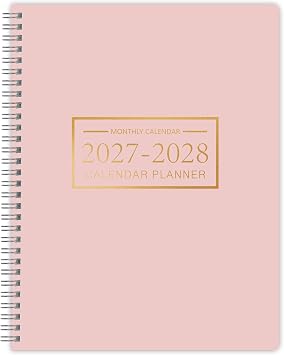 2027-2028 Monthly Planner, 24-Month Calendar, 8.6" x 11" Academic Planner