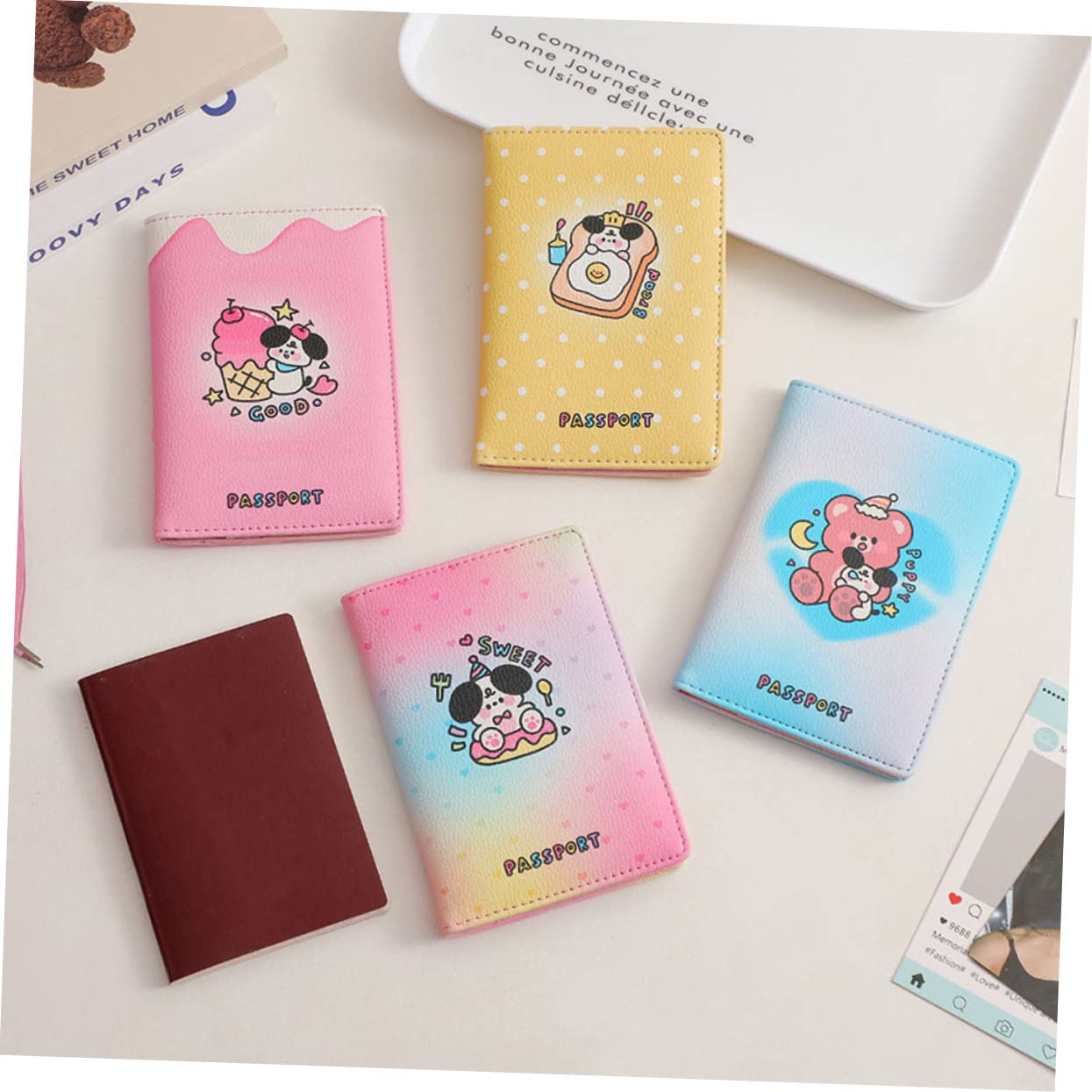 LIFKOME 5 Elegantes Fundas Organizadoras para Estuches De Viaje.