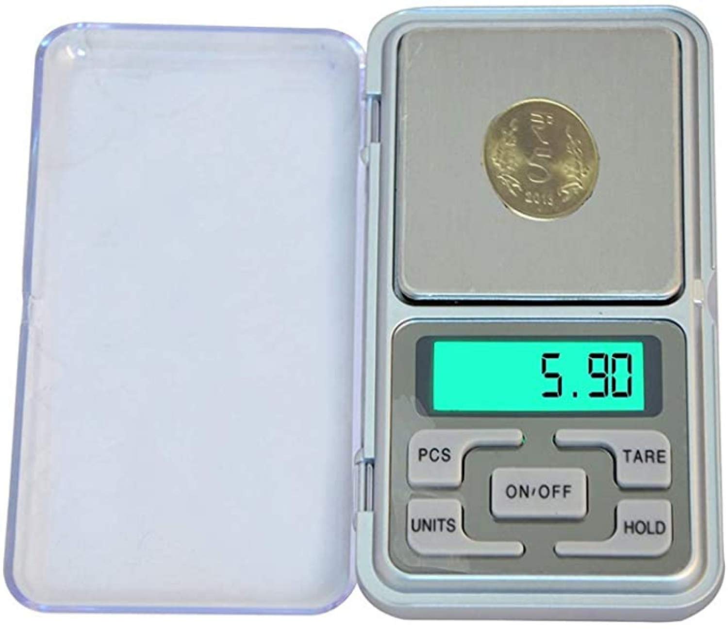 TOAROLA Pocket Scale | Weight Machine for Gold | Weight Scale | Digital Weight Machine | Electronic weighing machines for Jewellery 0.01G to 200G Small Weight Machine for Shop - Silver-picture-15
