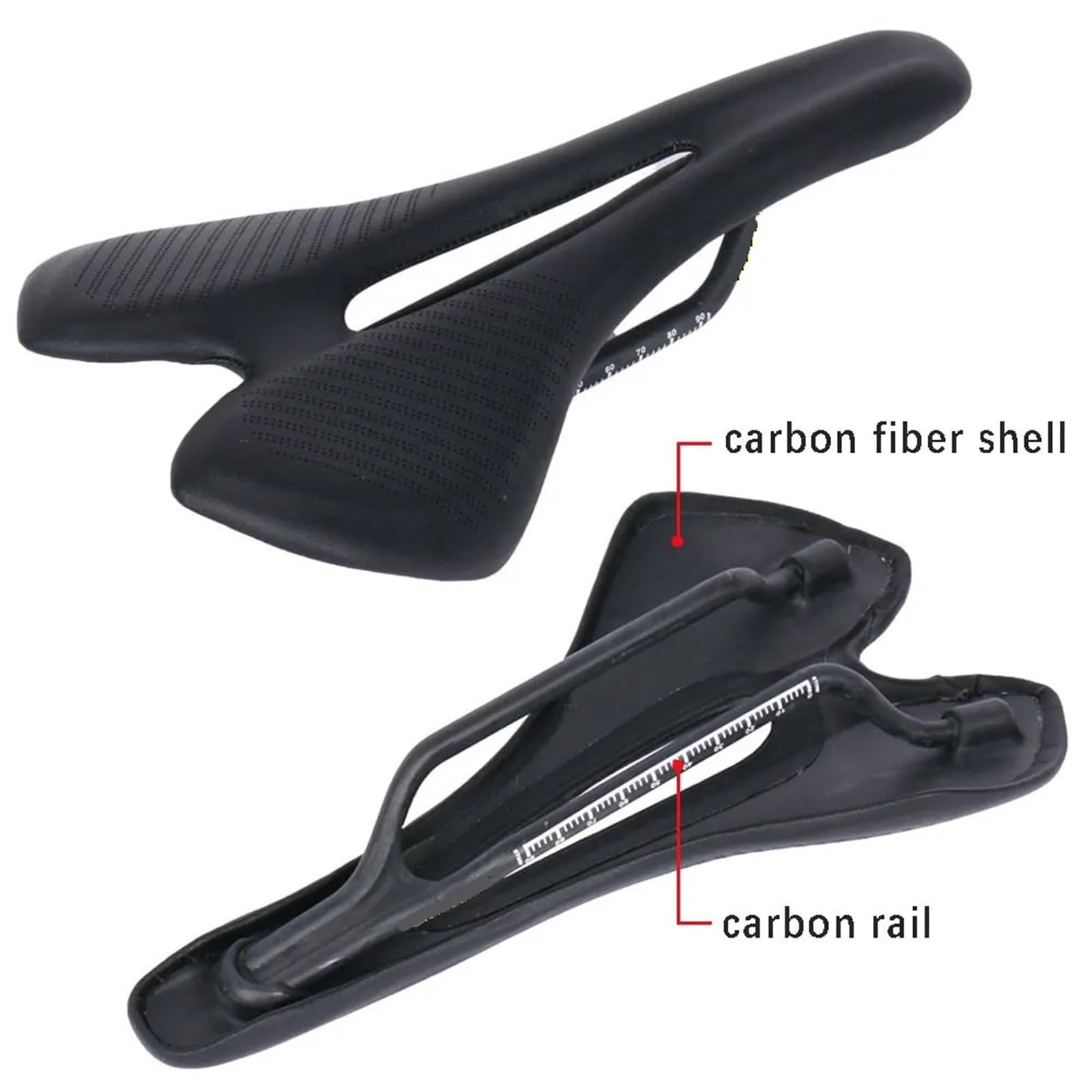 Generico Sella for Bici Super Leggera in Pelle di Carbonio
