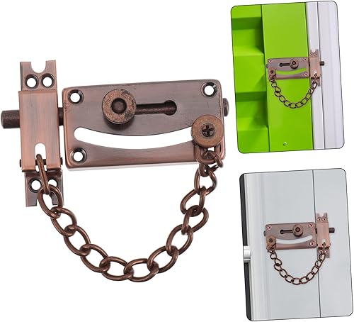 Miniatura 7 de Uonlytech -robo cerradura de cadena de puerta de seguridad cadena de perno de puerta para el hogar Hotel Diseño de alta dureza Seguridad mejorada