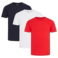 Reebok Santo Magliette Uomo in Cotone – Pack da 3 T-Shirt Uomo Firmate | Abbigliamento