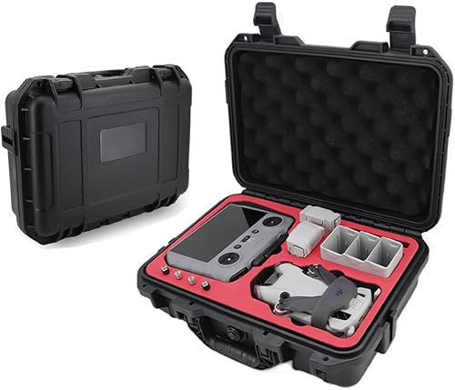 Miniatura 1 de Funda rígida resistente para DJI Mini 4 Pro, impermeable, resistente a la presión, organizador de doble capa, caja de almacenamiento para DJI Mini 4