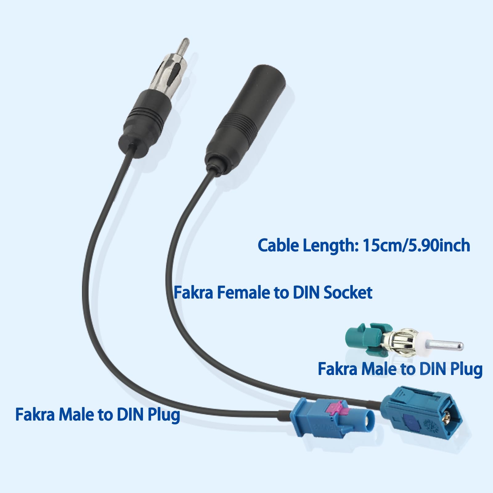 Autoleads PC5-58 Cavo Adattatore Per Antenna Autoradio - Prolunga 1 Metro - 3