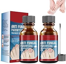 2 Bouteille Vernis à Ongles - Avec Formule Antifongique Hautement Efficace, Traitement des Mycose Ongles des Pieds