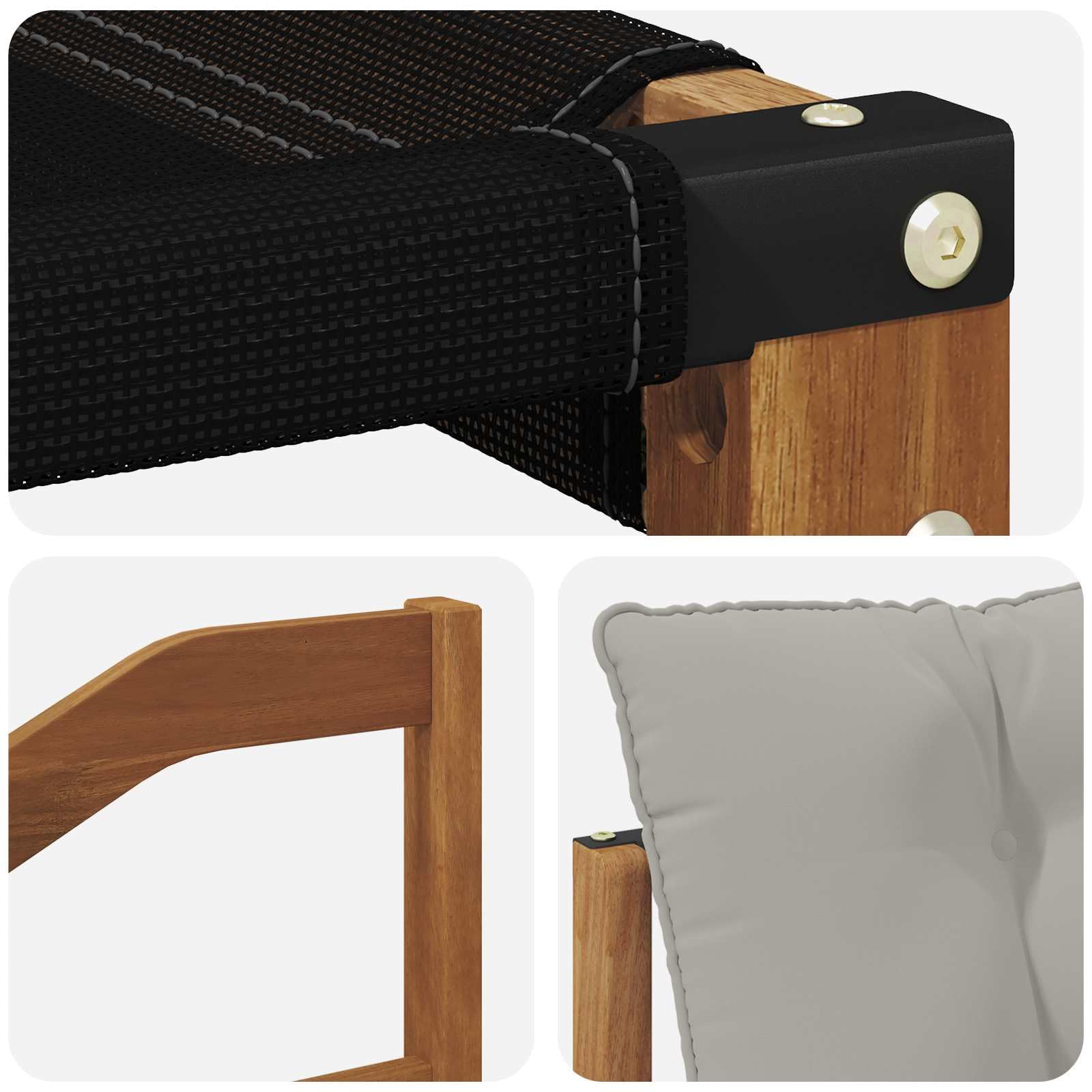 Ensemble de canapés d extérieur 5 pièces Gris Naturel Clair pour Jardin terrasse mobilier modulable résistant aux intempéries