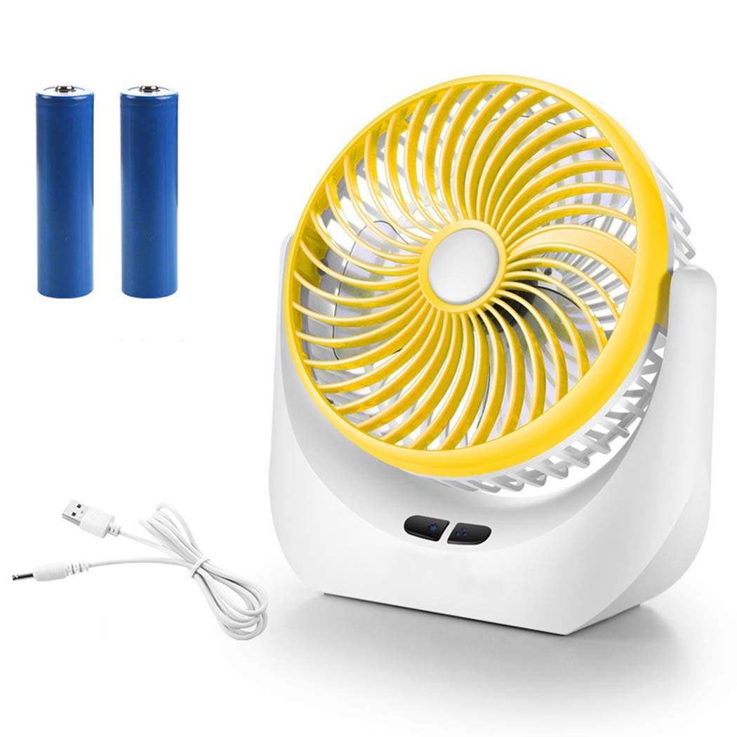 COSYOO Table Fan Low Noise Portable Air Cooler Fan for Home School