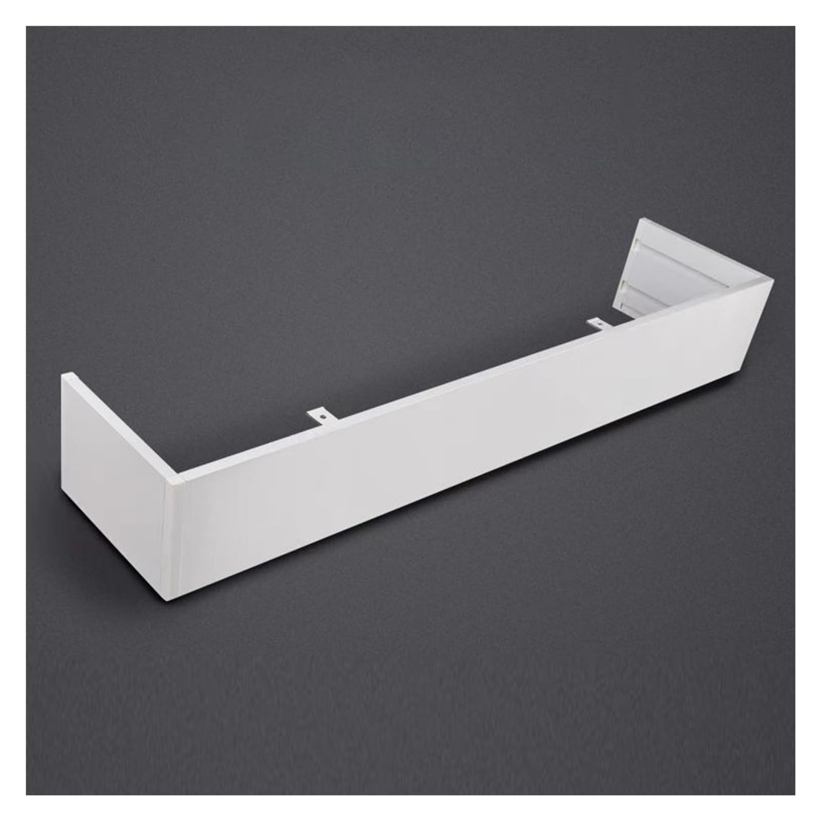 Caisson de tringle à rideaux dissimulé cantonnière blanche