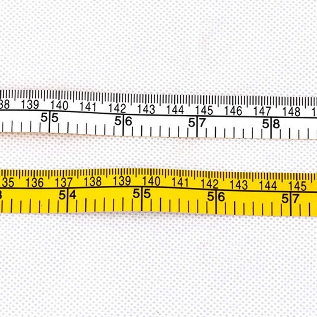 Cinta métrica Suave de Doble Escala de 1,5 m, Regla Flexible para pérdida de Peso, Cortador de Costura Corporal, Regla para Tela, Creativa y útil, de Larga duración