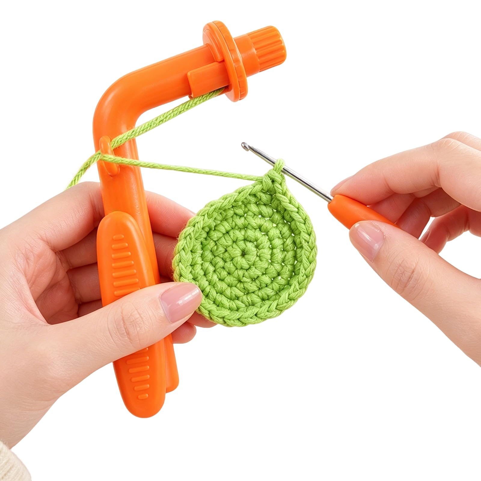 Crochet Holder for Beginners,Easy to Use,Lightweight and Portable