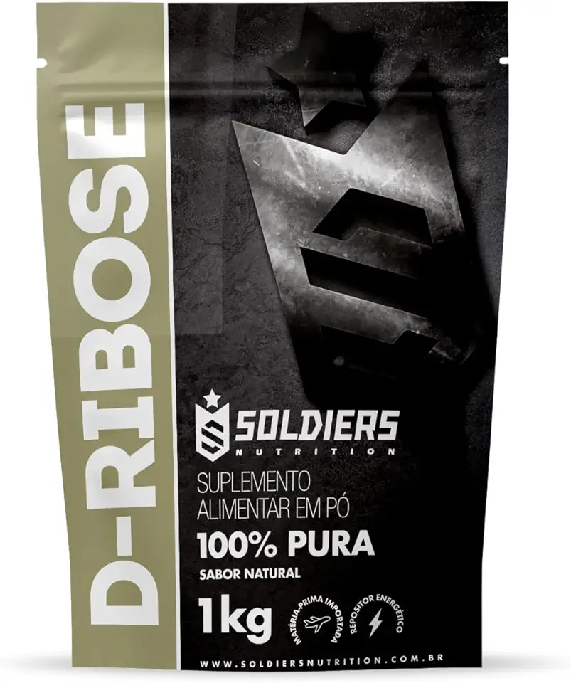 D-Ribose 1Kg - 100% Pura Importada - Soldier Nutritions