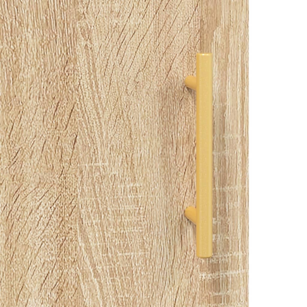 vidaXL Armadietto a Muro Rovere Sonoma 60x31x70 cm Legno Multistrato, Mobile a Muro, Mobile espositivo, portaoggetti da Parete, arredo da Soggiorno