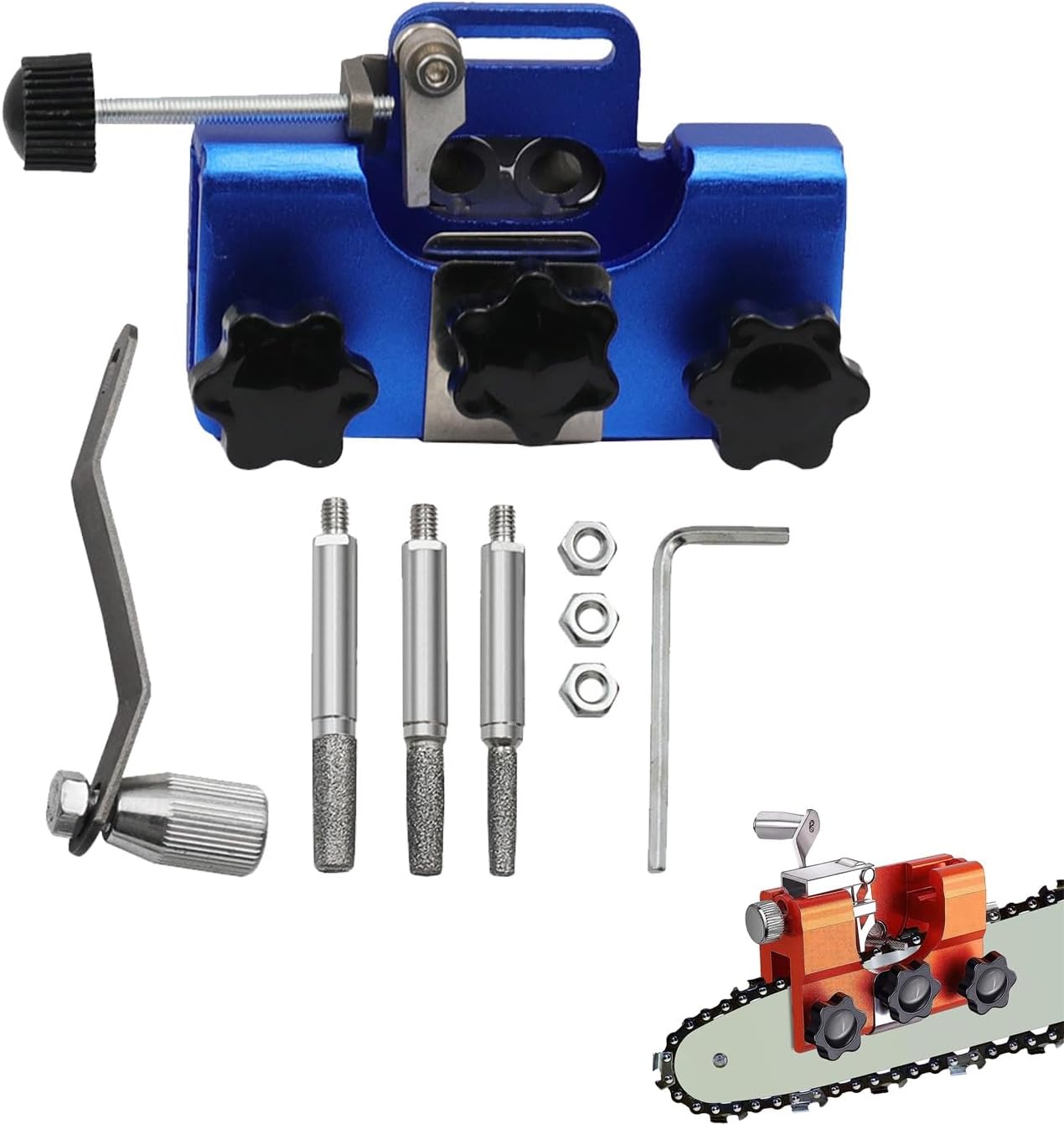 Finxenow Libiyi Sawsharpener, Chainsaw Sharpener, Chainsaw Chain