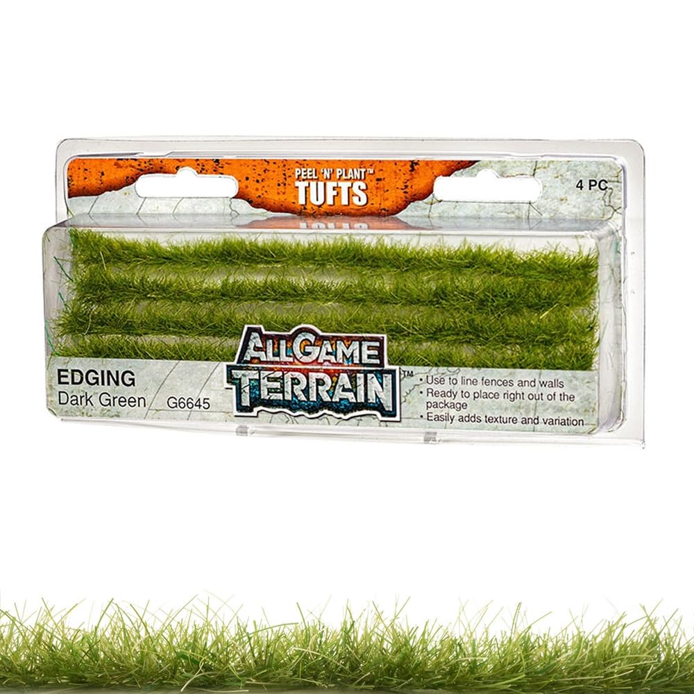 Woodland Scenics All Game Terrain 6645 Dark Green Edging Wargaming Miniature Base & Diorama