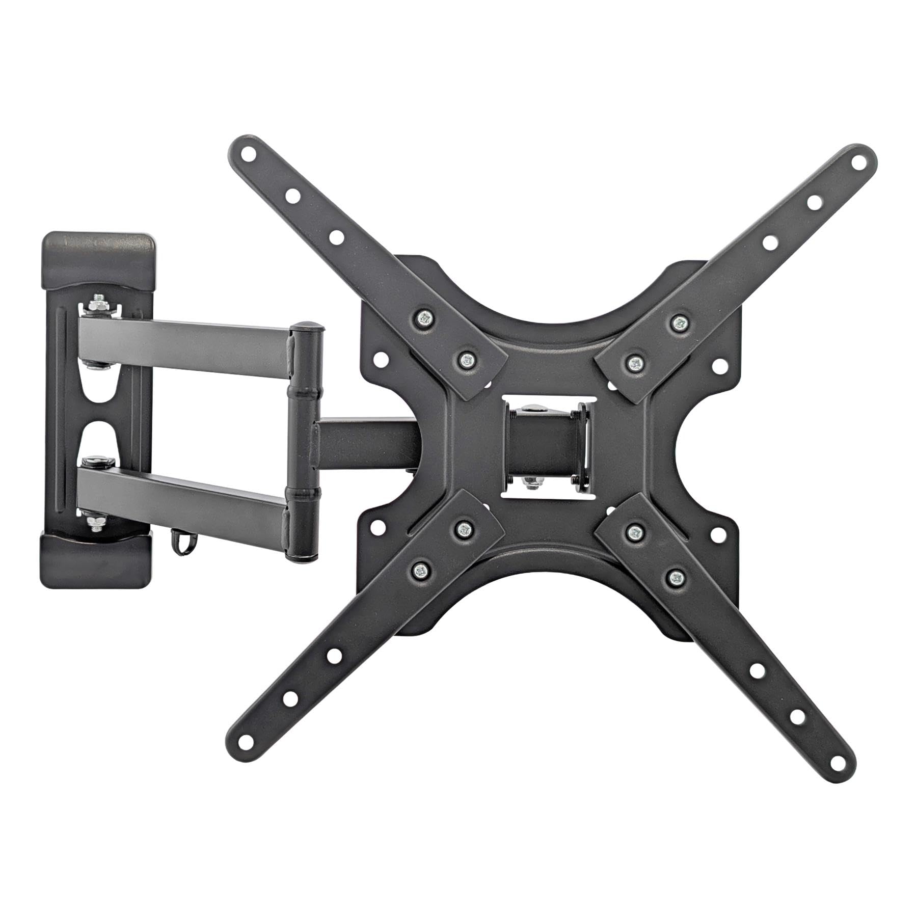 Harbour Housewares Full Motion TV Wall Bracket 25-65" – Tilt, Swivel & Rotate, VESA 100x100-400x400, Supports Up to 40kg, Black Steel, Home Cinema Mount — view 9