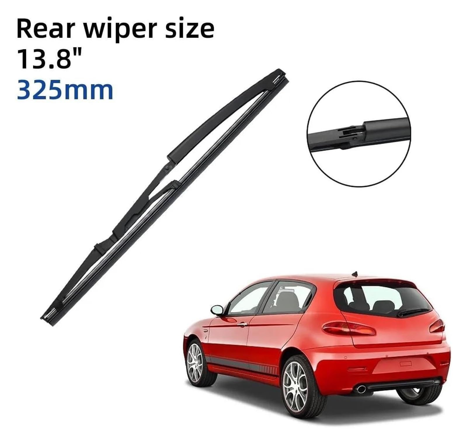 Parabrezza Tergicristalli Per A&lfa Romeo 147 937 2005-2010 22 "+16"+13.8" Spazzole Tergicristallo Anteriori Posteriori Parabrezza Finestra Spazzole Tergicristallo Auto