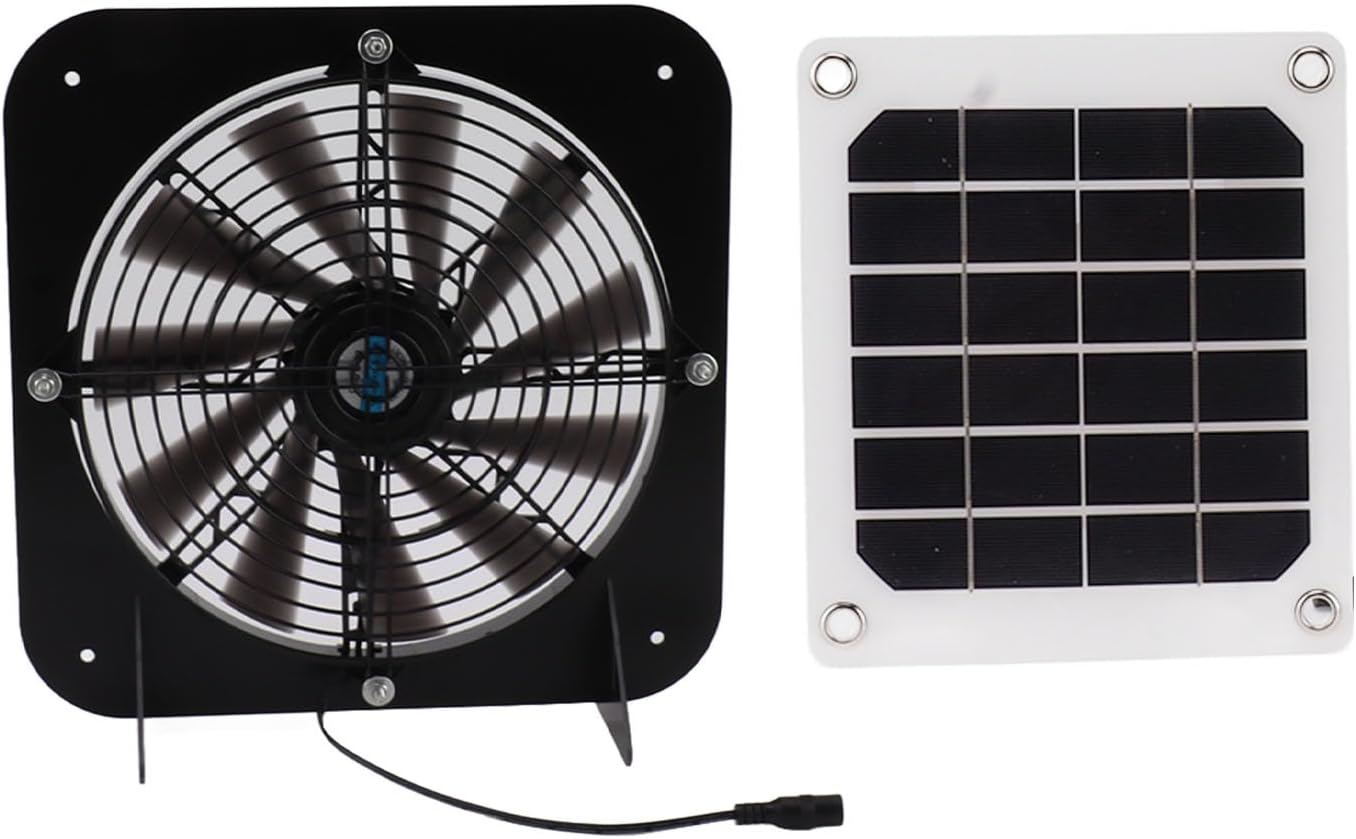 Solar Exhaust Fan Efficient 100W Solar Powered Cooling Fan for