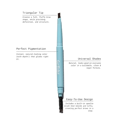 Miniatura 6 de Half Caked Definidor de cejas desinflado  vegano y libre de crueldad, belleza limpia, sin fragancia, color natural  0.00 oz (4.0)