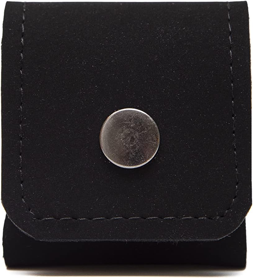 Handmade Belt Pouch Case for Earbuds, Compatible with AirPods 1/2. Shock Resistant Earphones Pouch Headphones Charging Case Travel Solution.