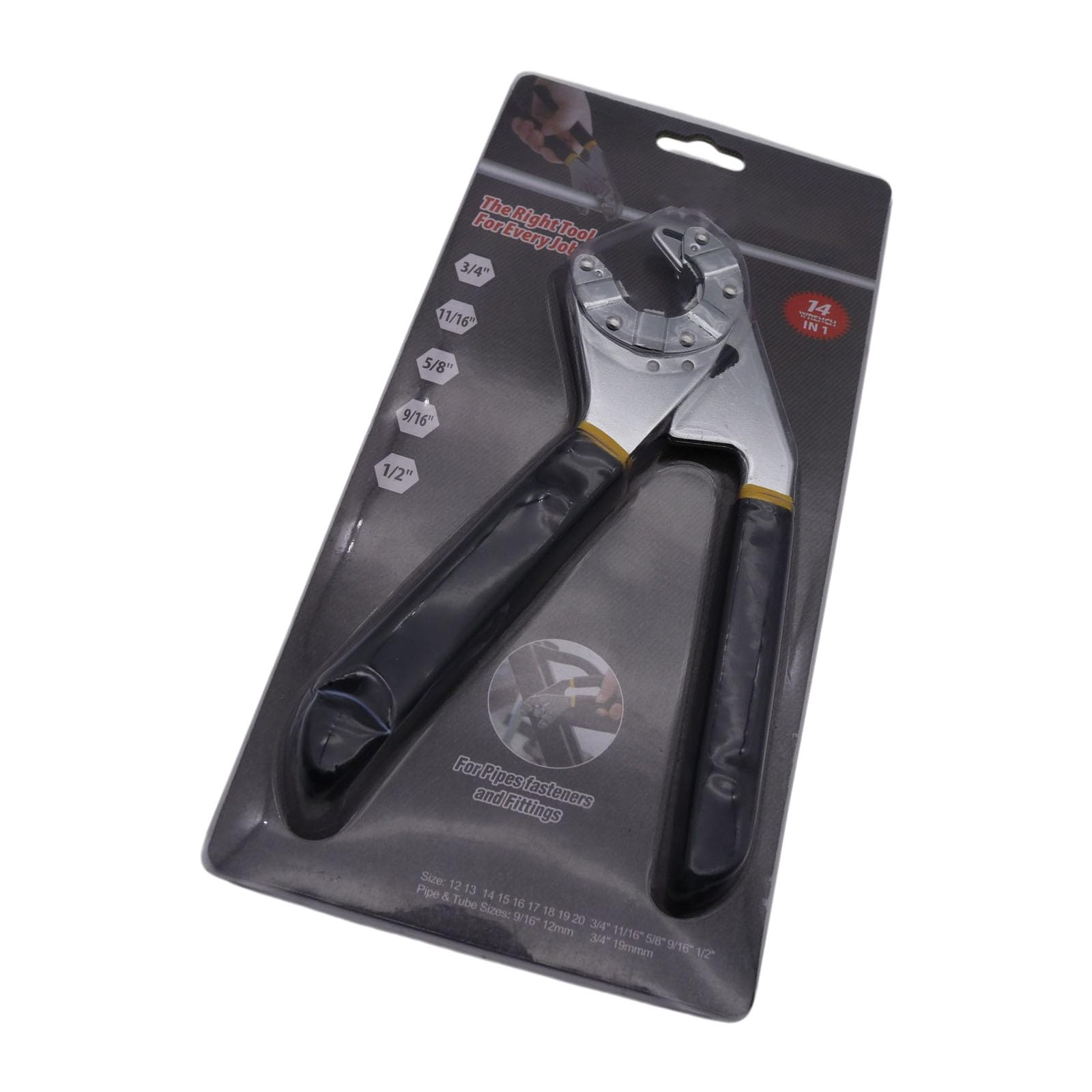 Geavonyg D Professional Steel Wrench Adjustable Spanner Pliers With Smooth Mechanism For Easy Operations Industrial Repairs Multiple Purpose Adjustable Tool