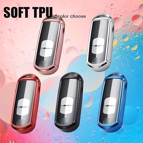 Miniatura 7 de HIBEYO Funda para llavero compatible con Mazda 2 3 5 6 8 CX-3 CX-4 CX-5 CX-7 CX-9 Atenza Axela MX5 Speed3 Miata 234 botón de protección completa con