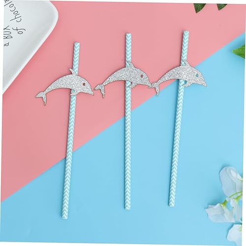 Miniatura 3 de Healvian 12pcs hawaii straws cake decorating mariposas decorativas para pared cake toppers cake decorations hawaiian decor straws for party paper