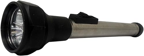 Miniatura 2 de ToolUSA - Paquete de 6 linternas de acero inoxidable de 7.5 pulgadas (7.5 in)  Eficiencia energética  Cabezal octágono no enrollable