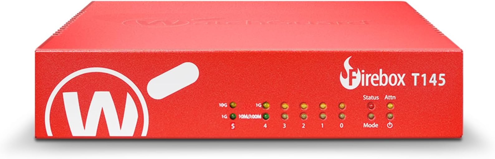 - WatchGuard Firebox T145 with 5 Year Standard Support - Tabletop Firewall, 2.5Gb, 1Gb & SFP Ports, Enterprise Security for Branch Locations (WGT145005)