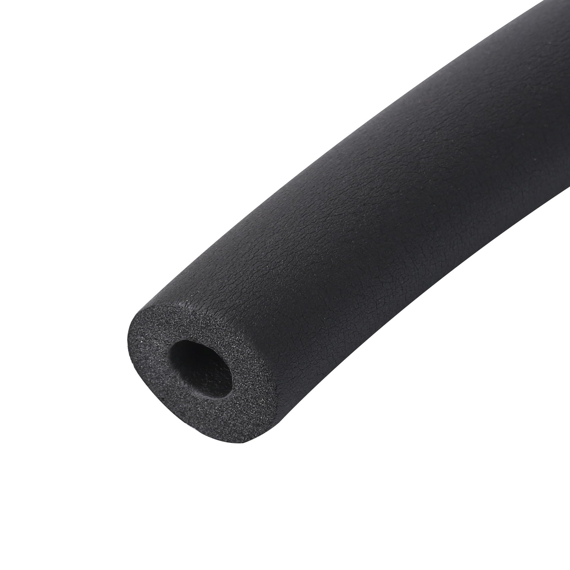 binifiMux 4 Pieces 1/2" I.D. Pipe Insulation Foam Tube,1/2" ID x 3/8" Thick. x 1-1/4" OD x 6 FT Foam Tubing for AC Unit, Guitar Stands, Exercise Machine Handle and Roof Rack