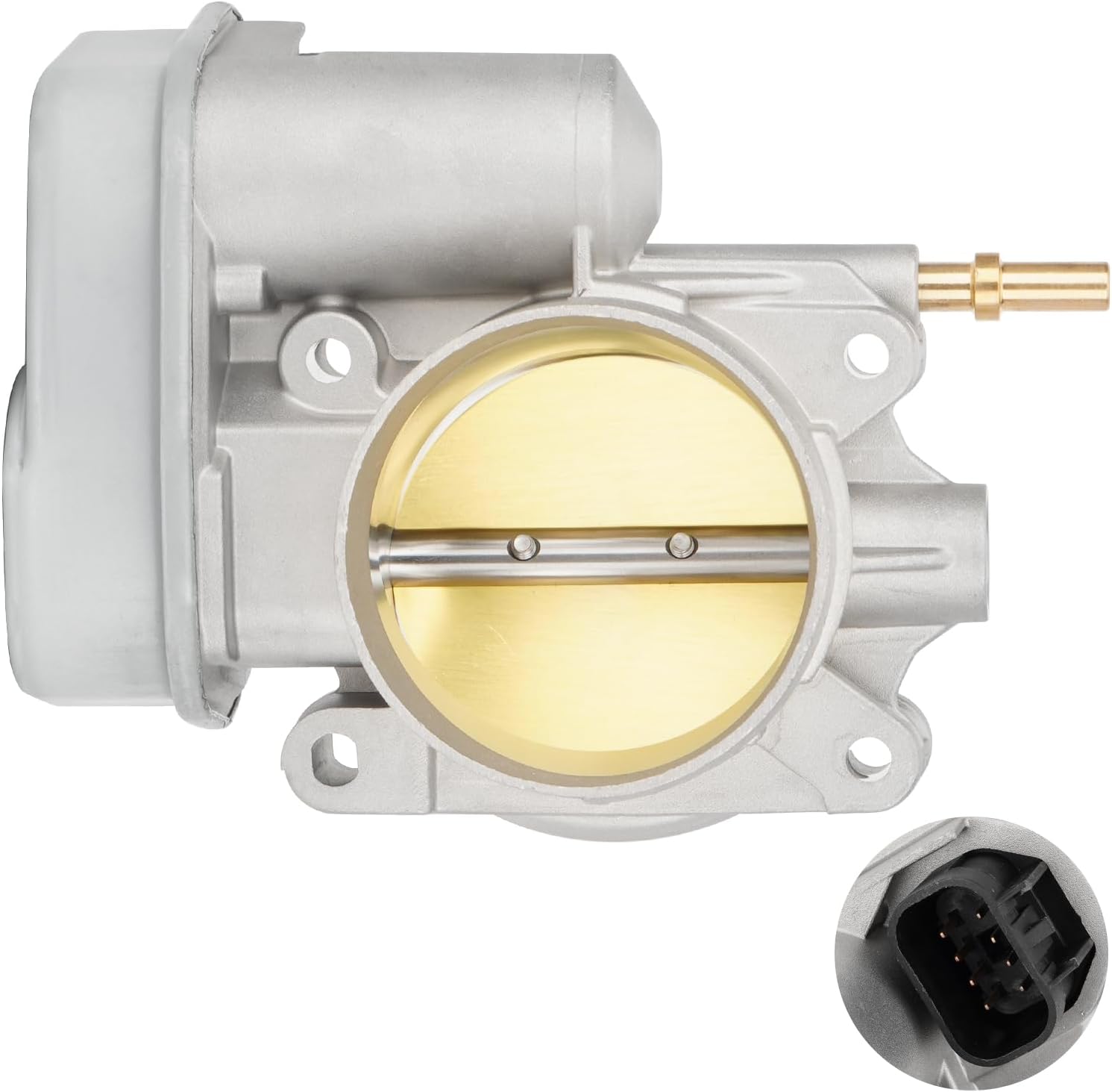 Electronic Throttle Body Compatible with Chevy Cobalt L4 2.0L 2005-07, Colorado 2.8L 2004-2008/2.9L 2007, for GMC Canyon 2.8L 2004-2006, for Saturn Ion 04-07, for Isuzu i-280 06, for 12565553