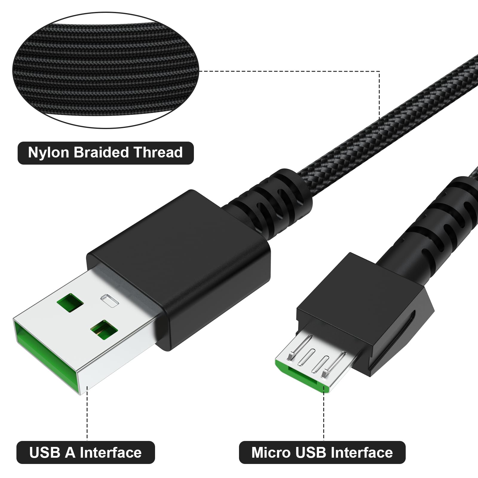 Amazon.co.jp: 交換用ワイヤレスマウス充電ケーブル Micro USB充電器