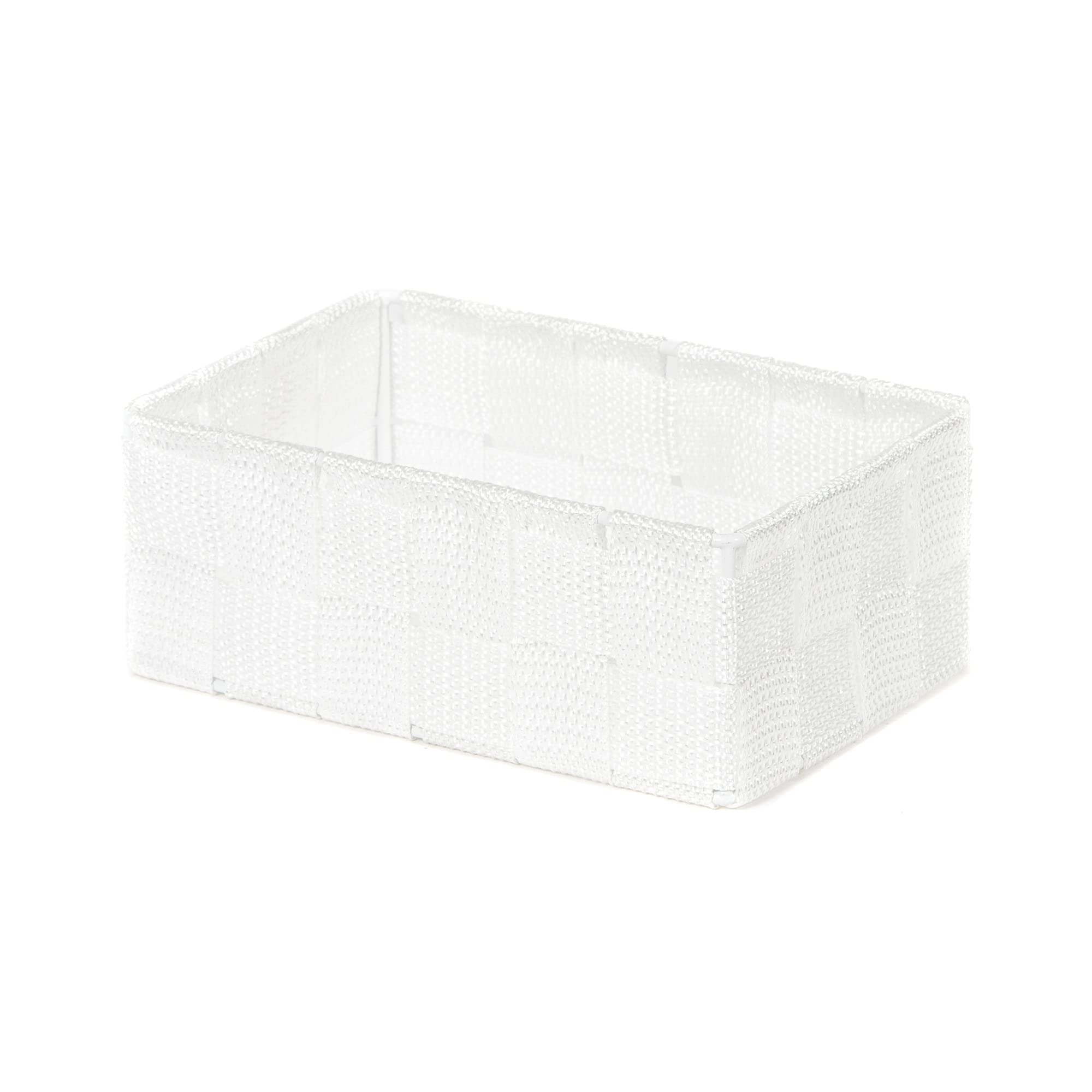 Compactor Home Storage Medium Rayon Belt Tex Organiser, White