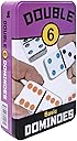 Front Porch Classics | Double 6 Travel Tin Domino Set from, for 1 to 4 Players Ages 6 and up