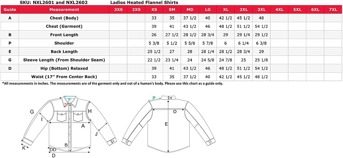 Nexgen Heat NXL2760SET Women's Black 'Heated' Soft Shell Jacket Front Zipper - Warming Jacket for Hiking Riding