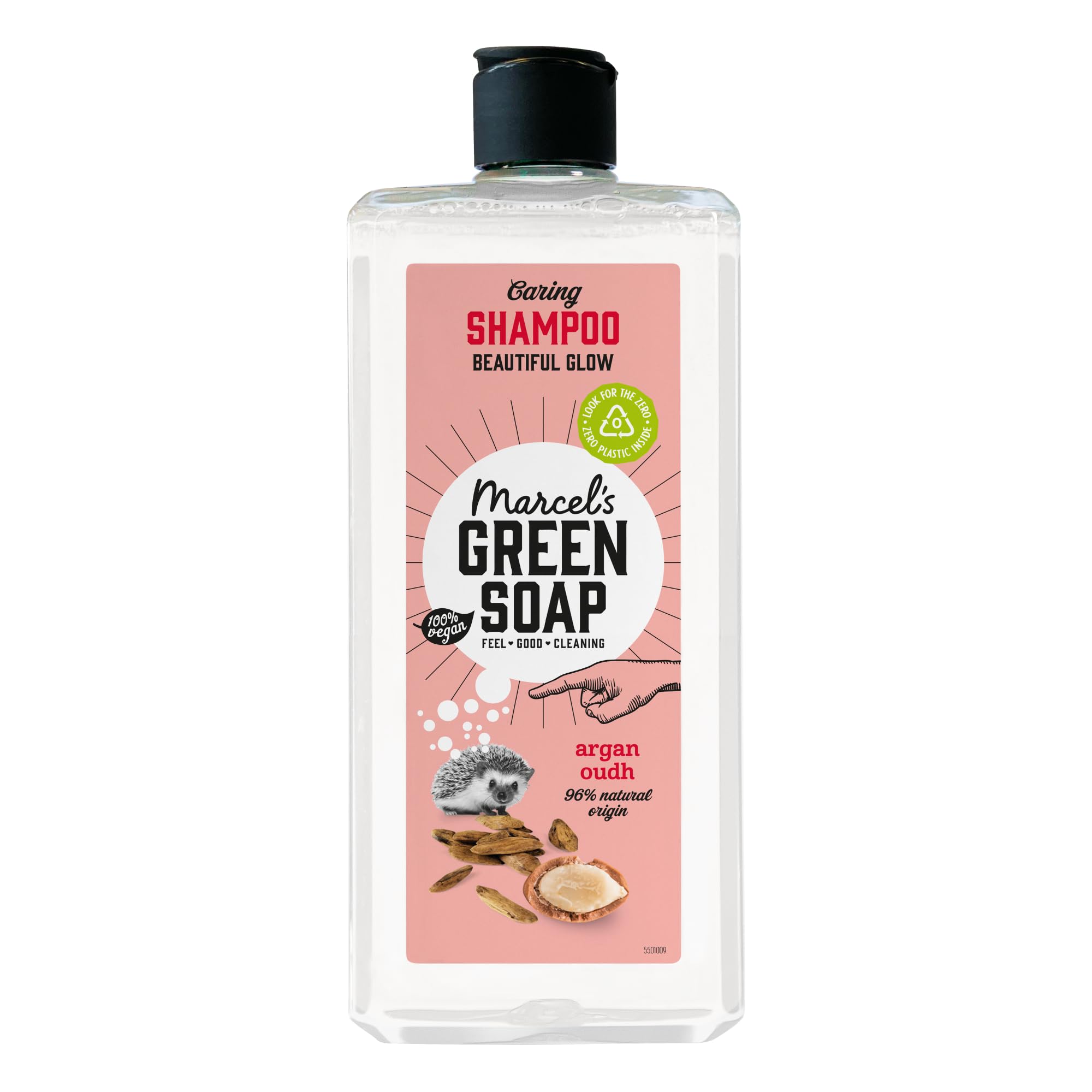 Marcel's Green Soap - Caring Shampoo Argan & Oudh - Microplastic-free formula - Vegan - Refillable - 300ml