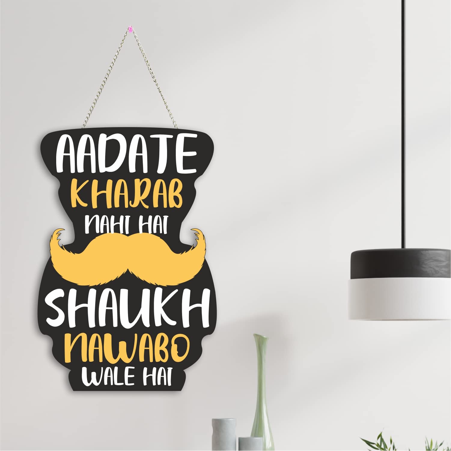 Nupur Studios “King Quotes” Wall Decoration/Bedroom Hangings/Study Room/Home Decor/Positive Vibes/Funny Quotes/Gifting 2