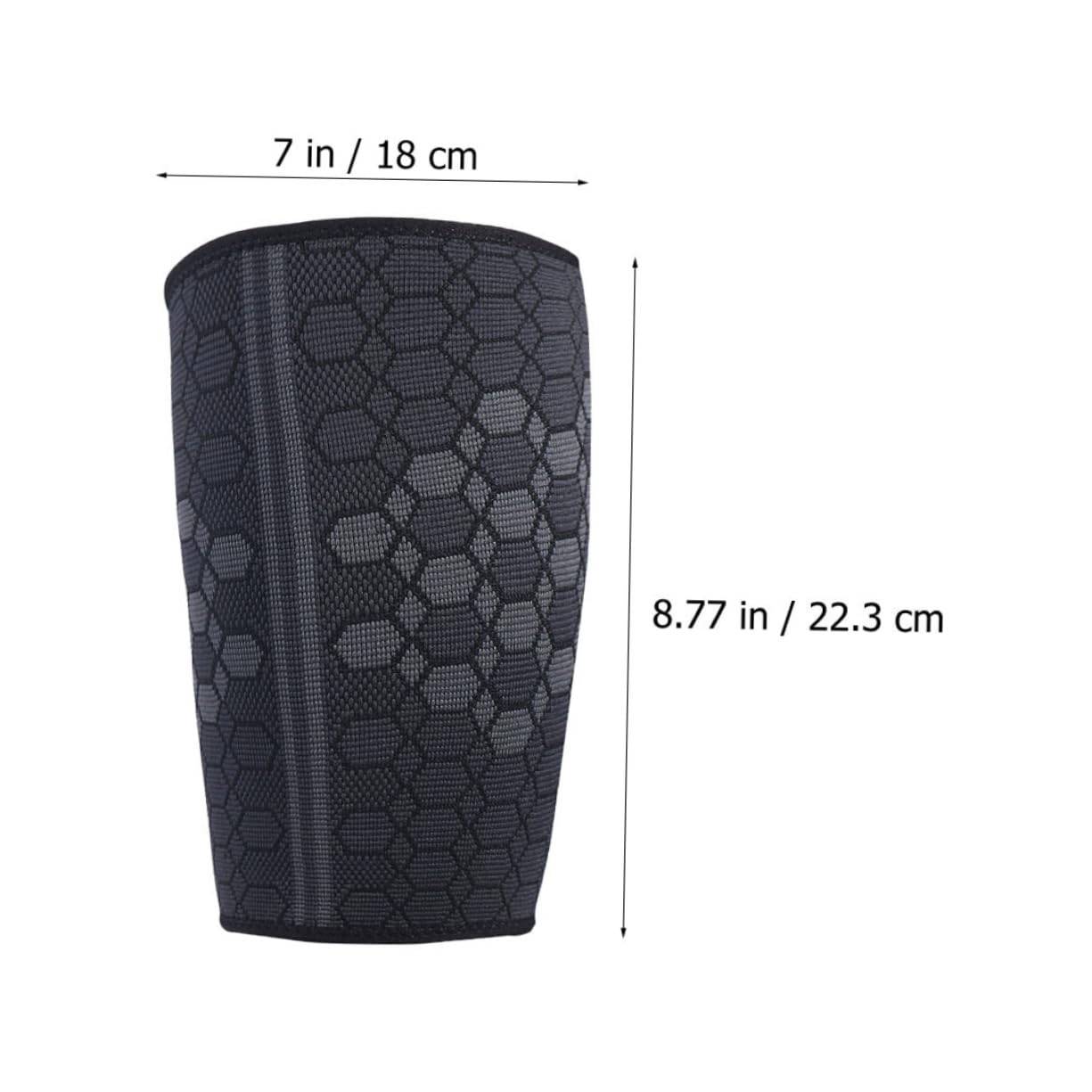 HANABASS 1Pc Thigh Support Sleeve Elastic and Breathable Thigh Protector for Sports Running Cycling Yoga and Basketball Comfortable Fit for Injury Prevention and Enhanced