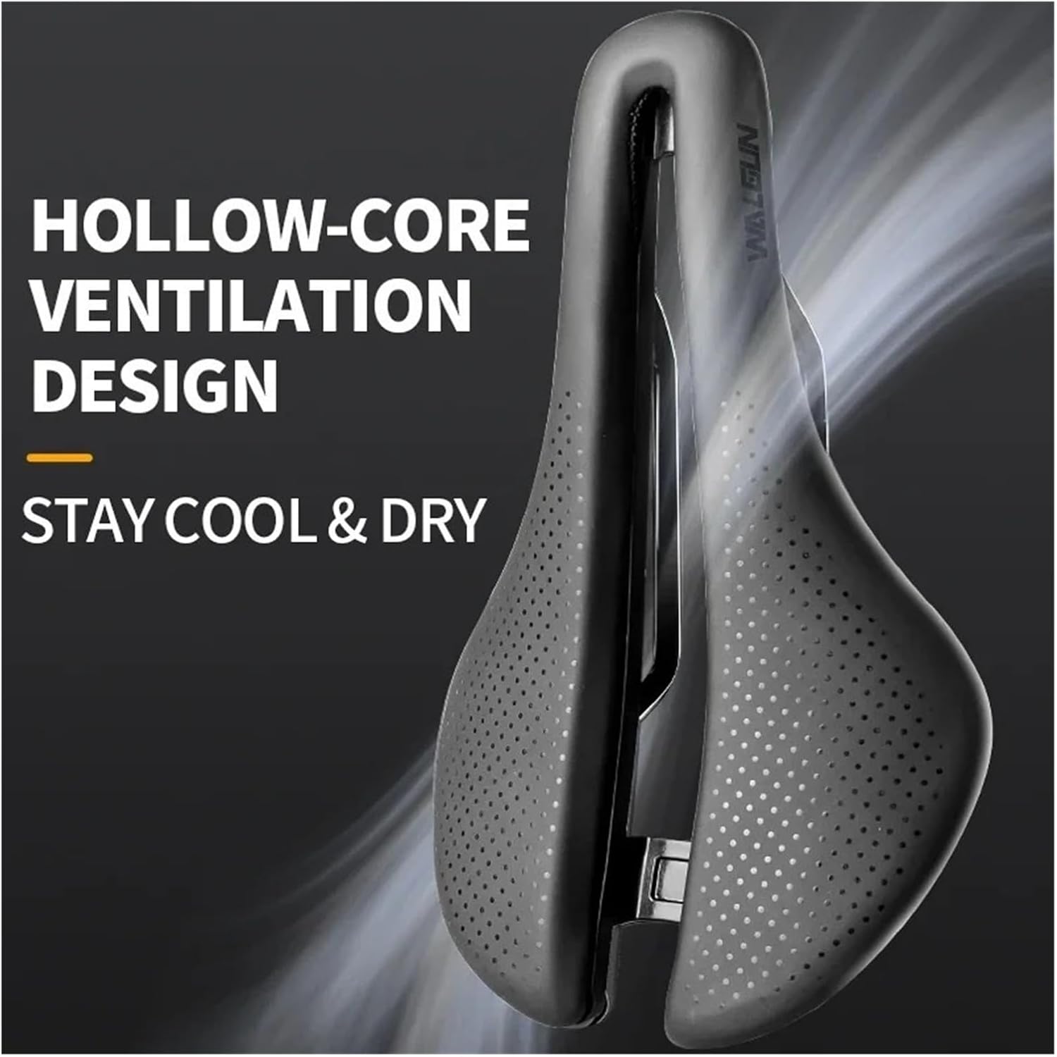 Hollow Bicycle Saddle PU Waterproof Aerodynamic Bike Cushion Shock Absorption Cycling Seat for MTB Road Bike Accessories