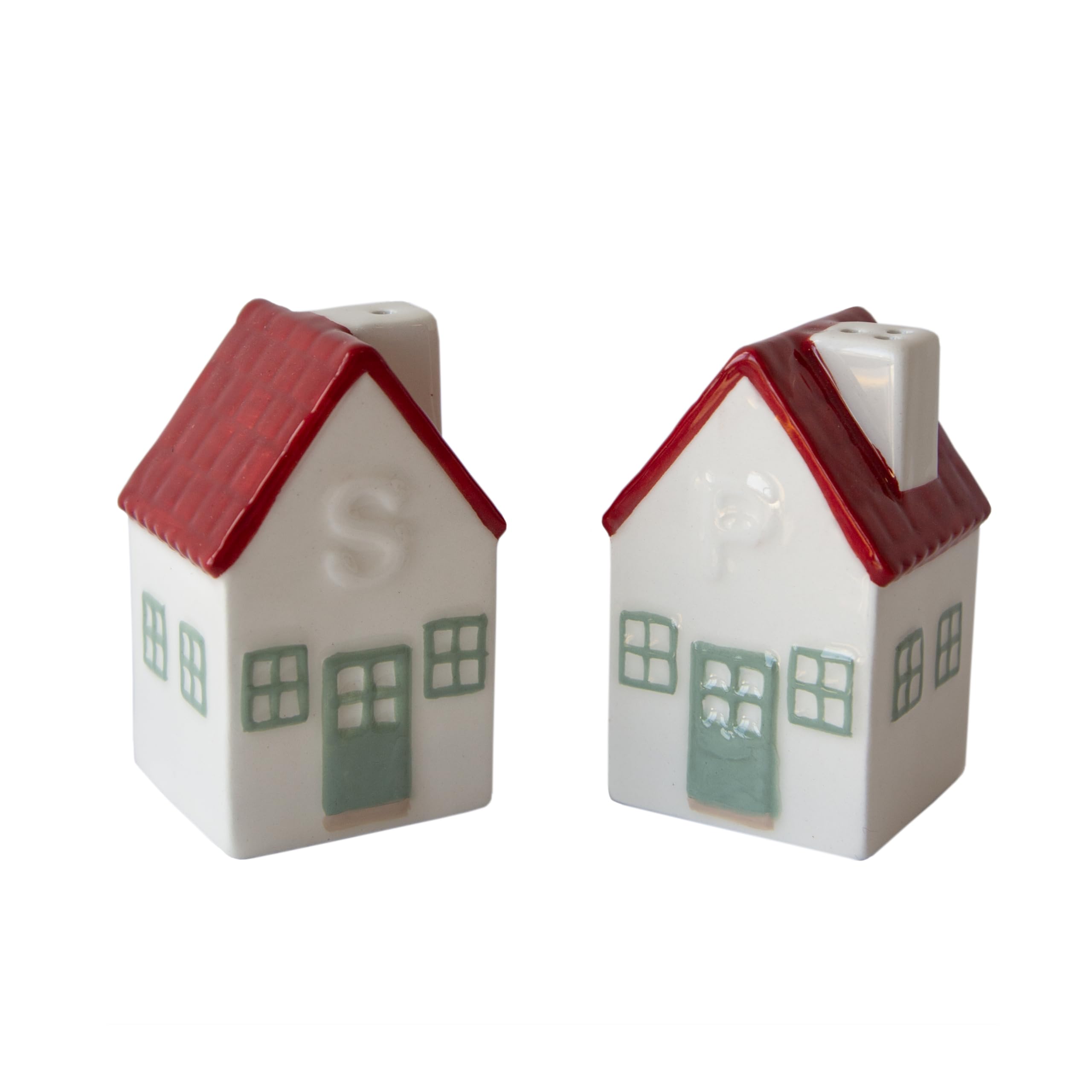 Sass & Belle House Salt & Pepper Shakers, Cute Ceramic Dining Table Accessories, Kitchen Accessories & House Gifts