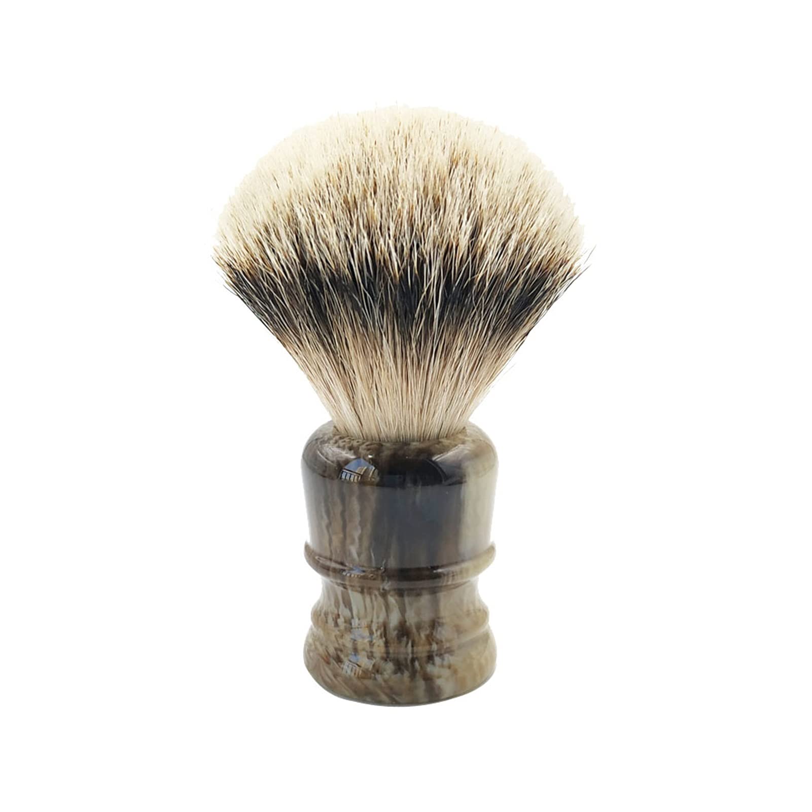 Pennello da Barba Alta qualità Pelo di Tasso Puro Regalo per l'Uomo Barba Pennello in Schiuma Fatto a Mano Pennello da Barba Bagnato
