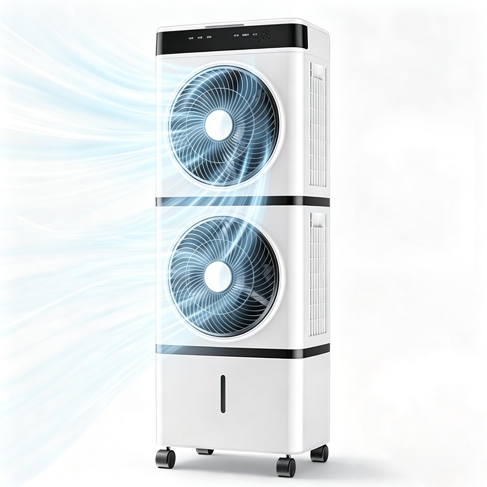 Enfriador de Aire Evaporativo 3 en 1 con Mando a Distancia y Depósito 14 L