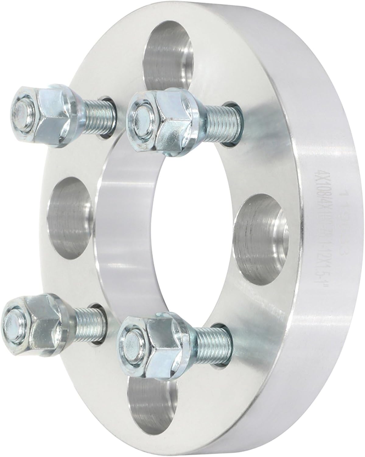 OCPTY 1 inch 4 Lug 4x108 to 4x100 Wheel Adapters 12x1.5 Studs Bore 78.1mm Wheel Adapter for 1981-1990 for Escort 2011-2019 for Fiesta 2000-2011 for Focus Wheel Spacers adapters 4PCS