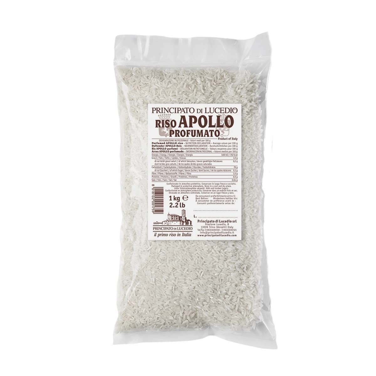 Arroz perfumado APOLO - 5 kg - en la bolsa de celofán con atmósfera protectora