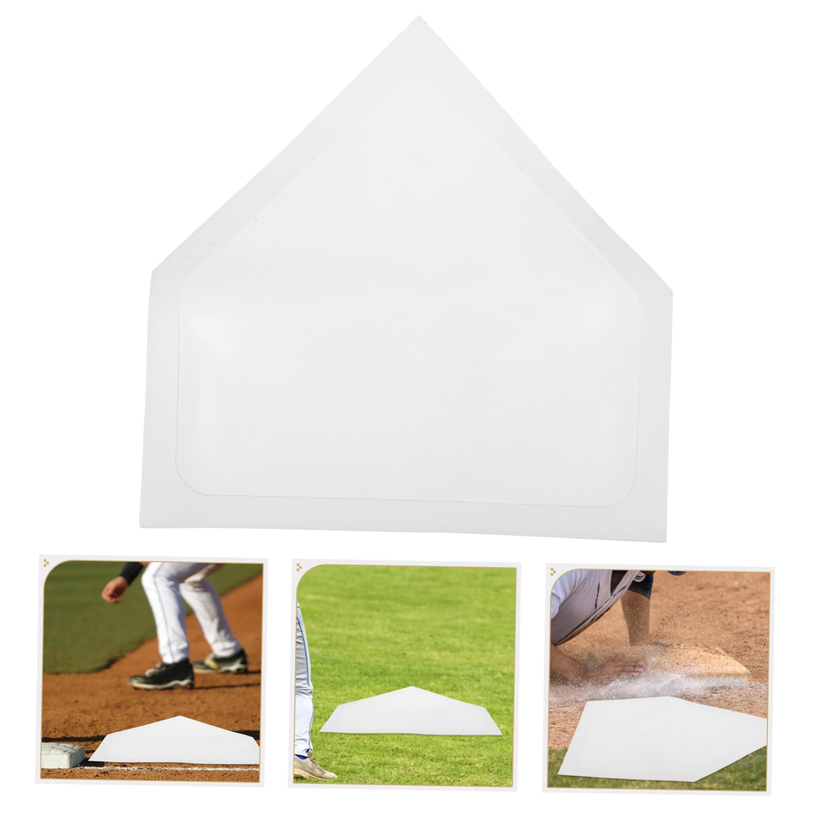 GOOHOCHY Baseball Pitcher Markers Baseball Home Plate Training Plate Pitching Mat Outdoor Use